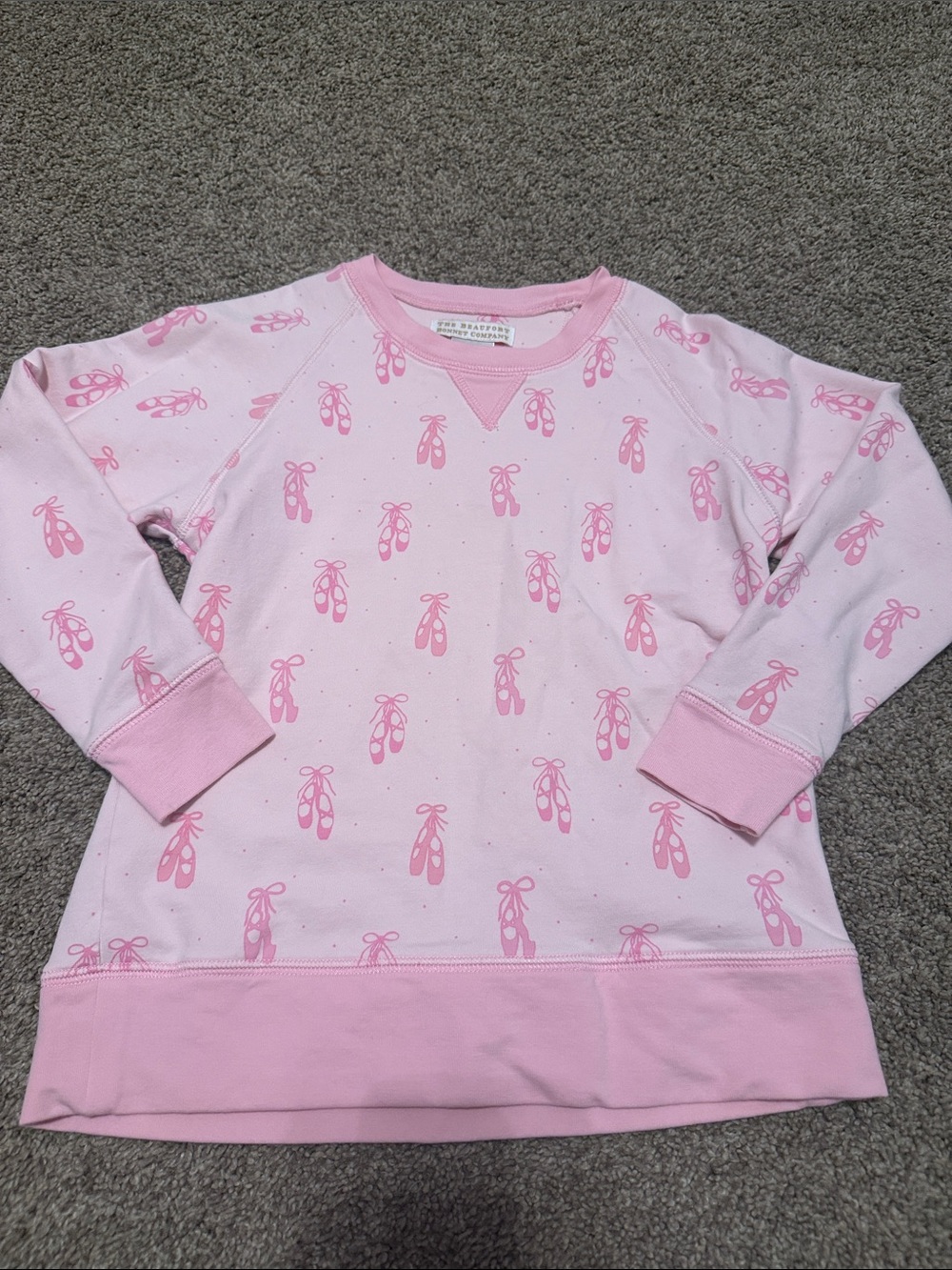 The Beaufort Bonnet Company Comfy Cassidy Crewneck Pink Ballet Slippers